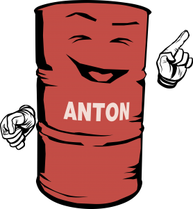 Anton die Entsorgung Tonne